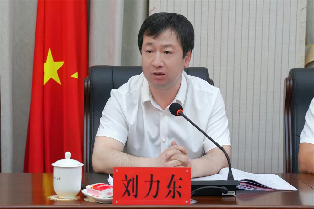 县委书记刘力东参加并讲话,县委常委,组织部部长肖建光主持会议.