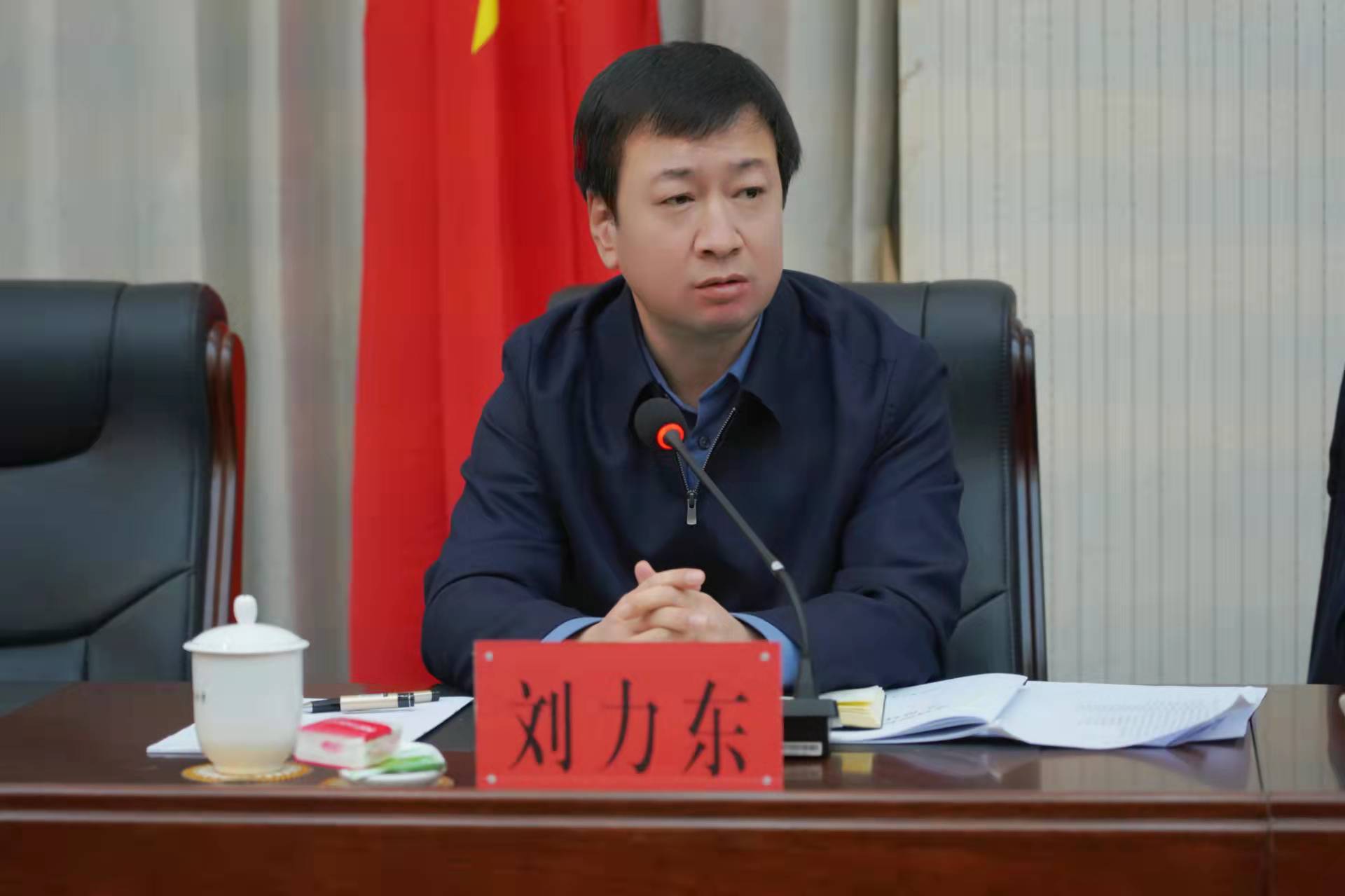 时政新闻我县召开春节期间疫情防控工作会议刘力东主持