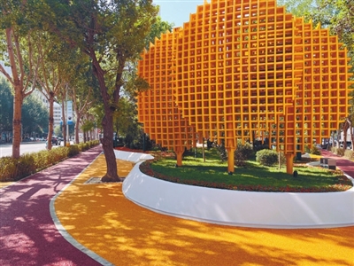 绿意环抱,慢道亮眼 沈阳市沈河区交行北口袋公园上线-东北新闻网